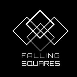 falling squares logo